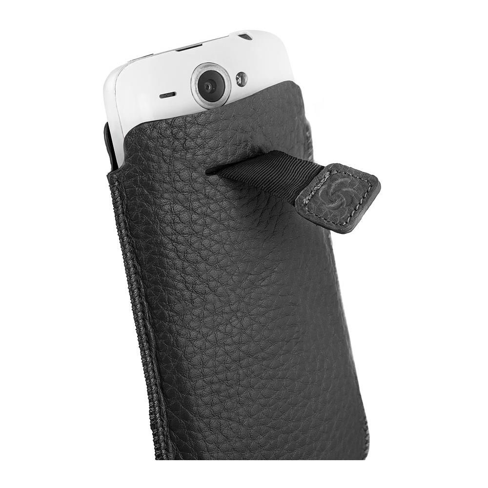 Slim Classic Leather Custodia a scorrimento Grigio - Foto 1